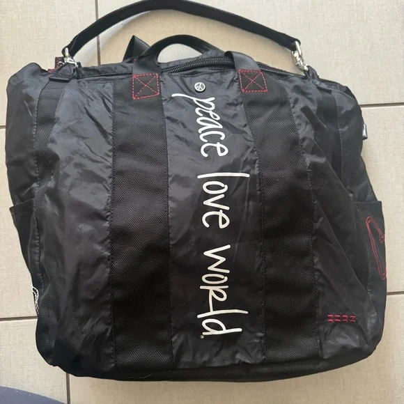 Peace Love World Travel Tote - Picture 4 of 8